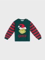 Sinsay - Kalėdinis megztinis Grinch - melsvai žalia