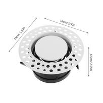 Adjustable Round Air Conditioning Outlet Vent Diffuser Ceiling Flush Mount Central Air Vent Cover for Home Office Hvac 100