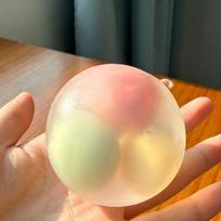 Can Be Crushed Crispy Ball Squishy Venting Toys Small Ball Rice Dumpling Squishy Pinch Three Times Sensory Fidget Toy
