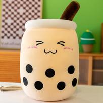 Giant Size Bubble Tea Plushies 45-70Cm Squishy Milk Tea Boba Pillow Peluche Ice Cream Fruits Juice Drink Bottle Home Decor Gift 45-50cm