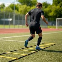 Carrying Bag Included Agility Training Ladder Footwork Agility Ladder  Football black