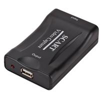 Scart Capture Card 1080P USB 2.0 Video Capture Box Gaming Live Streaming Recorder Home Office DVD Grabber Plug And Play juoda