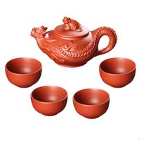 Set Household Tea Fu Kung Collections Ceremony Supplies Portable Teaware Teapot And Cup For raudona