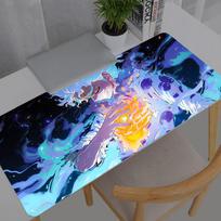 Mouse Pad One Piece Anime Xxl Large Gamer Xxl Keyboard Desk Mouse Mat Carpet Rubber Tapis Souris Gaming Notbook Mousepad 800x300x2mm blue