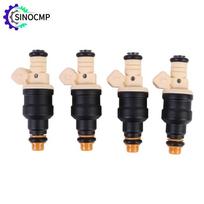 4PCS Fuel Injector For BMW K75 K1 K100RS K1100LT K1100RS K1200GT K1200LT K12OORS Engine Parts 0280150210 13641460450 13641284408