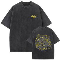 Skalbti Vintažiniai Mac Demarco This Old Dog Grafiniai Marškinėliai Vyrams Moterims Laisvalaikio Retro Medvilniniai Marškinėliai Vyriška Mada Per dideli Gatvės stiliaus 3XL black
