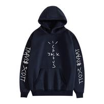 Travis Scott Printed Casual Couple Hoodie - Hot Sale M black