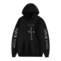 Travis Scott Printed Casual Couple Hoodie - Hot Sale M black