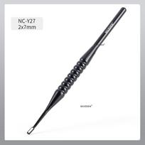 Dantų mikro veidrodėlis 3mm/3*9mm/5mm/2*7mm - Burnos veidrodėlis mikroskopinei burnos apžiūrai ir fotografijai 2*7mm