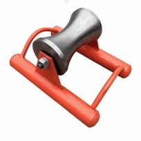 Cable Laying Pulley Heavy-Duty Guide Low-Friction for Jobsites brown