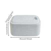 Wet Wipe Warmer with Digital Display Portable Tissues Lightweight pilkšvai balta