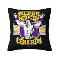 WWE John Cena U Cant See Me Pagalvė Namų Dekoras Kawaii Pagalvėlės Dekoracija Svetainės Kvadratinė Pagalvės Užvalkalas 30x30cm 12x12in yellow