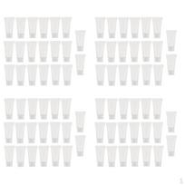 80 mini daugkartinių 5 ml talpos buteliukų white