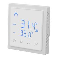 Elektrinio grindinio šildymo termostatas LED ekranas Didelio tikslumo Apsauga nuo klaidingo kontakto Temperatūros reguliatorius 16A balta