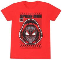 Spider-Man Miles Morales Videogame Hooded Spider T-Shirt Size S-5XL Unisex T-Shirt XXXL black