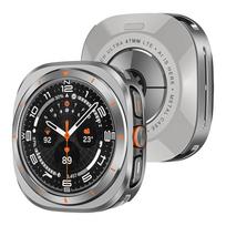 Protective Shell for Samsung Galaxy Ultra Watch 47mm Aluminium Alloy Tempered Protective Cover Galaxy Ultra 47 Bumper Accessory Galaxy Ultra 47mm black