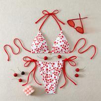 Micro Thong Bikini Triangle Swimwear Sexy Lace Bikini Set 2026 Swimsuit Women 2 Piece Beachwear Bandage Bathing Suits Beach Wear S gray