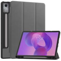 Tablet Case for Lenovo Idea Tab Pro Tri-Fold Tablet Case with Stand, Multi-Angle Folio Cover pilka