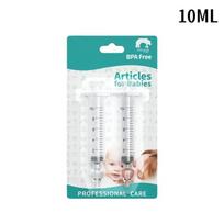 Baby Nasal Aspirator Syringe 10ml Needle Tube Nose Cleaner for Children Infant Nasal Washer Irrigator Rhinitis Relief Washing white