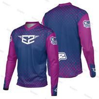 S3Racing komandos Enduro Motokroso Džersis MTB Nuokalnėje Kalnų Dviratis Greitai Džiūstantis Kvėpuojantis Visureigis Motociklas Dviračių Lenktynių Marškinėlis S blue