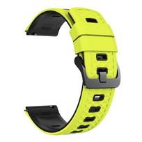 22 mm laikrodžio apyrankė SUUNTO RUN / OCEAN / VERTICAL laikrodžiams, minkšta silikoninė juostelė SUUNTO 9 5 PEAK PRO/DLC laikrodžiams, keičiamas apyrankės dirželis 1PCS 22MM yellow