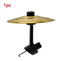 Car Crash Cymbal Alloy Car Air Vent Musical Saucer Drum Mini Drum Easy To Install Clip-On Car Interior Decor Accessories 1pc beige