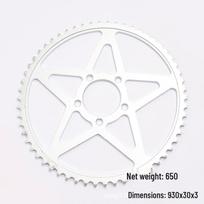 Surron Light Bee X 58-Tooth Upgrade Chainring & Sprocket Set Light Bee Chainring white