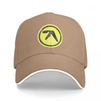 Unisex Baseball Hats Aphex Twin Vintage Outdoor Streetwear Summer Sports Baseball Caps Hip Hop Cap Casquette Hats One Size beige