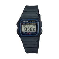 Casio wristwatch Collection F-91W-1JH mens black black