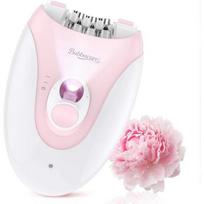 Women's hair removal device, quiet and gentle, 2-speed control, cordless, rechargeable, face, legs, bikini line, arms white