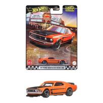 Hot Wheels Boulevard '69 Ford Mustang Boss 302 Transporto priemonės žaislas, 1:64 mastelis, Oranžinis JBL20 gray