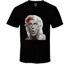 Ric Flair Woooooo Bloody Face Wrestling Fan T Shirt 100 gray