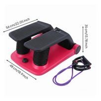 Vibration Stepper Leg Workout Personal Stepping Machine raudona