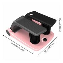 Vibration Stepper Leg Workout Personal Stepping Machine rožinė
