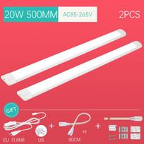 Led Tube 30cm T5 T8 Light For Home 220V Led Lamp Tube Bar 10W 20W Cold White Warm Whtie 4ft Led Tube light 500mm Tube lighting EU Plug Type&Warm White