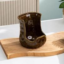 Ceramic Pot Lid Storage Rack Heat-Resistant Non-Slip Soup Spoon Tray Minimalist Stable Kitchen Tool Holder Kitchen Organizer žalia