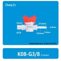 K10-G1/2 Reducing Valve - Drip Irrigation Hose Switch with Male Thread Ball Valve