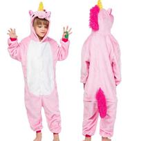 Kigurumi Onesie Vaikiškos Vienaragio Pižamos Vaikams Gyvūnai Animaciniai Miegamieji Kostiumai Kūdikiams Žieminiai Mergaičių Licorne Jumspuit 7T white