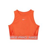Nike Pro Dri-Fit Comfortable Short Fashion Versatile Sports Tank Top Women Tops Red FB5588-633 M brown