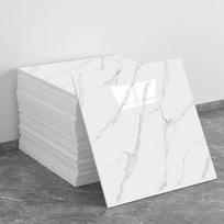 Lipnios vandeniui atsparios marmuro plytelių sienų lipdukai nuomojamo kambario renovacijai 30x30cm Single Sheet (Self-Adhesive) white