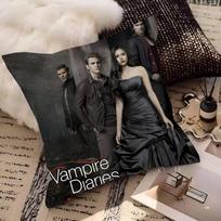 Klasikinė T-The Vampire Diaries Filmo Pagalvės Užvalkalas Kvadratinė Pagalvė Miegamojo Sofos Laisvalaikio Komforto Pagalvėlė Automobilio Namų Dekoras 18x18Inch gray