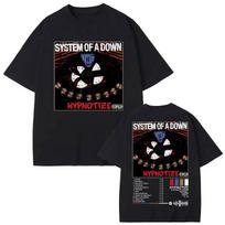 System of A Down Hypnotize Albumo Grafinis Marškinėlis Mados Roko Pop Muzikos Marškinėlis Vyriški Moteriški Laisvi Trumpomis Rankovėmis Marškinėliai S black