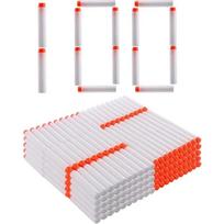 100/500pcs for Nerf Bullets EVA 7.2cm White Luminous Soft Bullet Hollow Hole Head for Nerf Toy Gun Accessories for Nerf Blasters white
