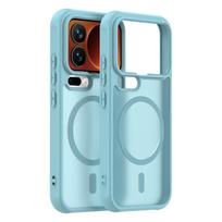 Xiaomi 17 Pro Max Phone Case,Magnetic Shockproof Phone Case,Bumper Hybrid Cover for Xiaomi 17 Pro Max šviesiai žalios spalvos