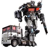 Transformuojamas žaislas Robotas Automobilis Lydinio vadas Optims Prima Veiksmo figūrėlė Kino serija Vaikų gimtadienio dovana gray