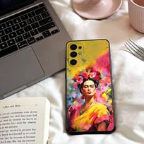 Art F-Frida Kahlo Phone Case For Samsung S25,24,23,22,30,21,10,9,Ultra,Plus,Lite,FE,4,5 G Soft Black Case Samsung S25 black