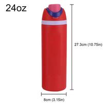 24 Oz Water Bottle Stainless Steel Thermoses Water Bottle Dritle Drinkware Direct Drink Car Handle Portable Sport Insulated Mug 24 Oz red