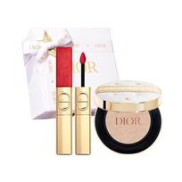 DIOR Cushion Three-piece set: Dual-effect lip glaze 720 + Lucky Star rattan pattern outer box + 0N glossy refill balta