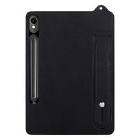 For Samsung Galaxy Tab S10 Plus S7 S8 S9 FE Plus 12.4inch Case S7 S8 S9 A9 Plus 11 Inch Hand Strap PU Leather Soft Tablet Cover S10FE 10.9inch