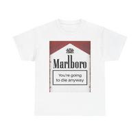 Juokingi Cigarečių Marškinėliai Retro Grafika Vintage Unisex Storo Medvilnės Marškinėliai S gray